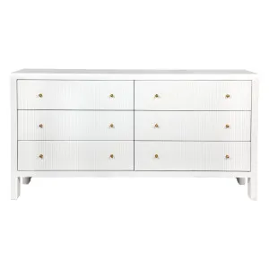 Adele 6 Drawer Chest - White by CAFE Lighting & Living, a Cabinets, Chests for sale on Style Sourcebook