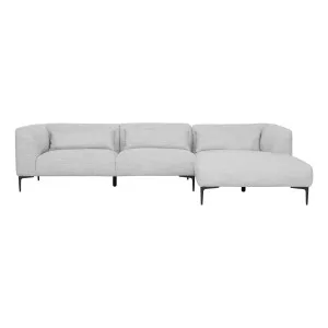 Kenzo 3 Seater Sofa + Chaise RHF in Kind Grey by OzDesignFurniture, a Sofas for sale on Style Sourcebook
