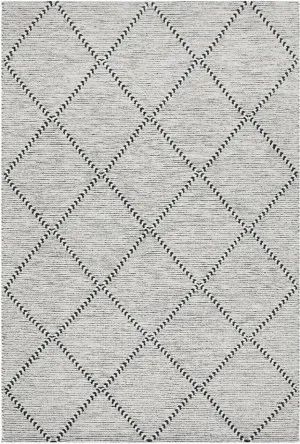 Jasmin Rug | Ivory Black by Rug Addiction, a Other Rugs for sale on Style Sourcebook