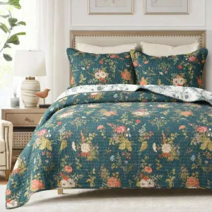 Classic Quilts Winter Garden Green Coverlet Set by null, a Quilt Covers for sale on Style Sourcebook