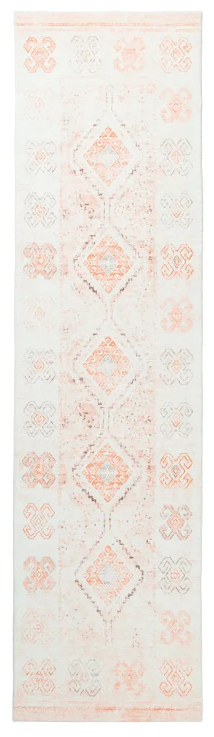 Caitlin Orange Washable Runner Rug by Miss Amara, a Persian Rugs for sale on Style Sourcebook
