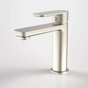 Caroma Luna Low Lead Basin Mixer Brushed Nickel by Caroma, a Bathroom Taps & Mixers for sale on Style Sourcebook