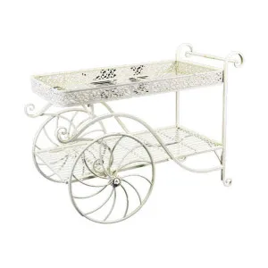 Maritania Iron Flower Cart by Want GiftWare, a Wall Shelves & Hooks for sale on Style Sourcebook