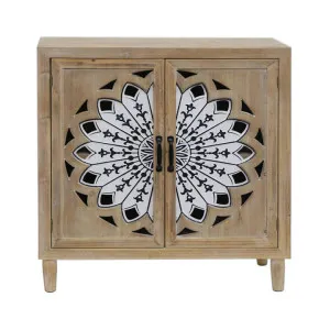 Emporium Fleur Wooden 2 Door Side Cabinet by Want GiftWare, a Storage Units for sale on Style Sourcebook