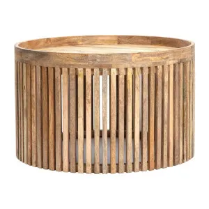 Tropea Mango Wood Round Tray Top Coffee Table, 75cm by Want GiftWare, a Coffee Table for sale on Style Sourcebook