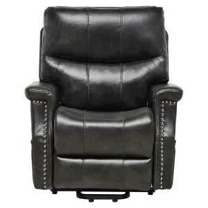 Aldie Faux Leather Electric Recliner Lift Chair, Black by Brighton Home, a Chairs for sale on Style Sourcebook