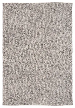 Millicent Dark Grey and Ivory Marble Looped Rug by Miss Amara, a Contemporary Rugs for sale on Style Sourcebook