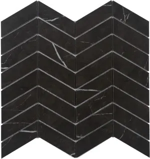 Euromarmo Pietra Grey Wave Polished Mosaic Tile by Beaumont Tiles, a Mosaic Tiles for sale on Style Sourcebook