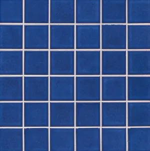 Swimmer Mid Blue Gloss Mosaic Tile by Beaumont Tiles, a Mosaic Tiles for sale on Style Sourcebook