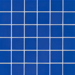 Island Brandeis Blue Glass Gloss Mosaic by Beaumont Tiles, a Mosaic Tiles for sale on Style Sourcebook