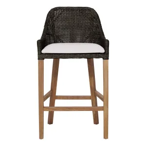 Tamba Bar Chair in Rattan Chocolate / Mangowood by OzDesignFurniture, a Bar Stools for sale on Style Sourcebook