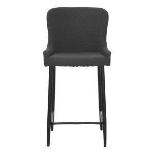 Ontario Bar Chair in Monza Dark Grey by OzDesignFurniture, a Bar Stools for sale on Style Sourcebook