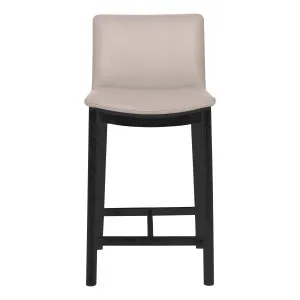 Everest Bar Chair in Leather Light Mocha / Black by OzDesignFurniture, a Bar Stools for sale on Style Sourcebook
