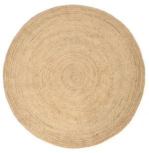 Sayulita Natural Hand-Braided Round Jute Rug by Miss Amara, a Contemporary Rugs for sale on Style Sourcebook