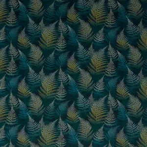 Woodland Fern Ink Blue by Ashley Wilde - Clarissa Hulse, a Fabrics for sale on Style Sourcebook