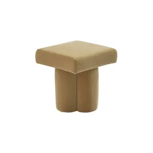 Ace Stool - Ochre Velvet by CAFE Lighting & Living, a Ottomans for sale on Style Sourcebook