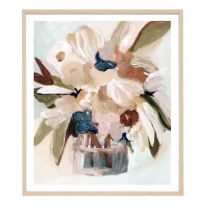Bouquet Muse Dark Framed Print in 87 x 102cm by OzDesignFurniture, a Prints for sale on Style Sourcebook