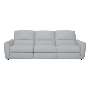 Portland 3 Seater Sofa with 2 Recliners in Belfast Grey by OzDesignFurniture, a Chairs for sale on Style Sourcebook