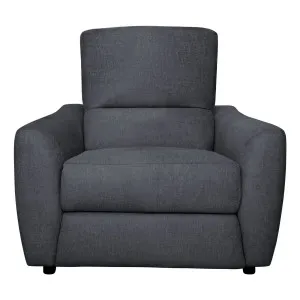Portland Recliner Armchair in Belfast Charcoal by OzDesignFurniture, a Chairs for sale on Style Sourcebook
