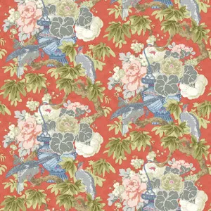 LF2126C The Royal Garden 3 Red Carpet by Linwood, a Fabrics for sale on Style Sourcebook