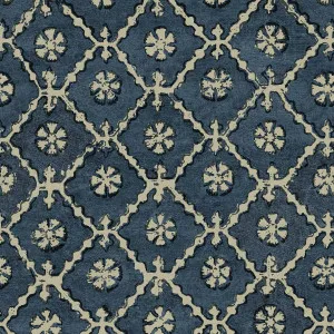 LF2353C Khiva 4 Dark Indigo by Linwood, a Fabrics for sale on Style Sourcebook