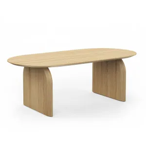 Arco 200cm Oval Oak Dining Table, Natural by L3 Home, a Dining Tables for sale on Style Sourcebook