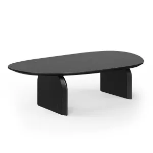 Arco Oval Oak Coffee Table, Black by L3 Home, a Coffee Table for sale on Style Sourcebook