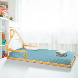 Pine Wood Floor Bed House Frame for Kids and Toddlers by Kid Topia, a Kids Beds & Bunks for sale on Style Sourcebook
