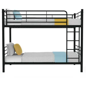 Kingston Slumber 2in1 King Single Metal Bunk Bed Frame, with Modular Design, Dark Matte Grey by Kid Topia, a Kids Beds & Bunks for sale on Style Sourcebook
