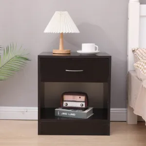 Dandi Bedside Table Nightstand with Drawer Set of 2 Brown by Kid Topia, a Kids Storage & Toy Boxes for sale on Style Sourcebook