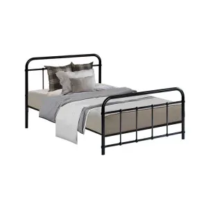 Sturdy Artiss Leo Single Bed Frame - Metal Frames in Sleek Black for Kids' Bedrooms by Kid Topia, a Kids Beds & Bunks for sale on Style Sourcebook