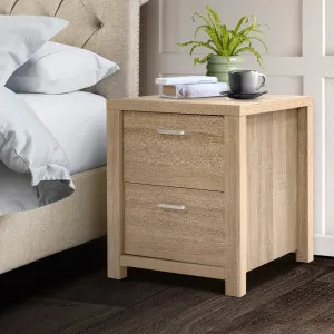 Artiss Bedside Table 2 Drawers - MAXI Pine by Kid Topia, a Kids Storage & Toy Boxes for sale on Style Sourcebook