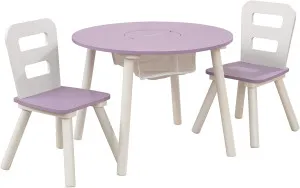 Round Table and 2 Chair Set for children (Lavender) by Kid Topia, a Kids Chairs & Tables for sale on Style Sourcebook