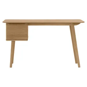 Lancaster Oak Timber Desk, 130cm by Life Interiors, a Desks for sale on Style Sourcebook