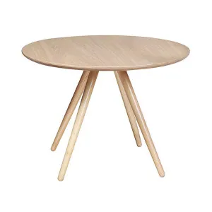 Coco Wooden Round Dining Table, 90cm, Natural by Life Interiors, a Dining Tables for sale on Style Sourcebook