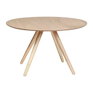 Coco Wooden Round Dining Table, 120cm, Natural by Life Interiors, a Dining Tables for sale on Style Sourcebook