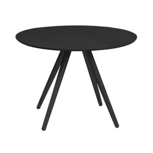 Coco Wooden Round Dining Table, 90cm, Black by Life Interiors, a Dining Tables for sale on Style Sourcebook