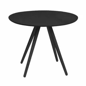Coco Wooden Round Dining Table, 70cm, Black by Life Interiors, a Dining Tables for sale on Style Sourcebook