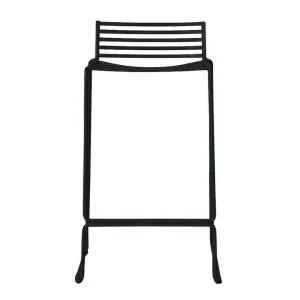 Studio Wire Indoor / Outdoor Counter Stool, Set of 2, Black by Life Interiors, a Bar Stools for sale on Style Sourcebook
