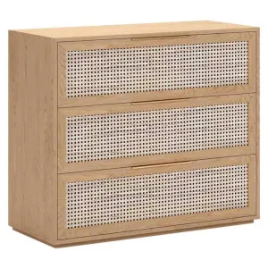 Cuba Wood & Rattan 3 Drawer Dresser by Life Interiors, a Dressers & Chests of Drawers for sale on Style Sourcebook