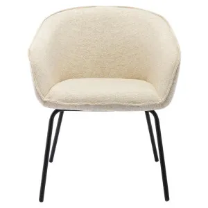 Halo Fabric Dining Armchair, Cream by Life Interiors, a Dining Chairs for sale on Style Sourcebook