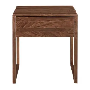 Avalon American Black Walnut Timber Bedside Table, Walnut by Life Interiors, a Bedside Tables for sale on Style Sourcebook