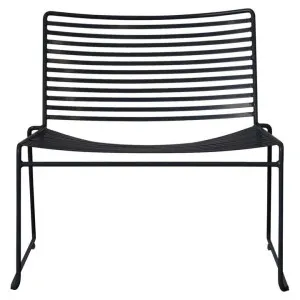 Studio Wire Indoor / Outdoor Lounge Chair, Black by Life Interiors, a Chairs for sale on Style Sourcebook