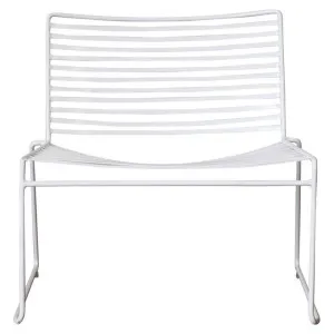 Studio Wire Indoor / Outdoor Lounge Chair, White by Life Interiors, a Chairs for sale on Style Sourcebook
