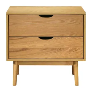 Luna Wooden Bedside Table, Oak by Life Interiors, a Bedside Tables for sale on Style Sourcebook