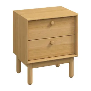 Koto Wooden 2 Drawer Bedside Table by Life Interiors, a Bedside Tables for sale on Style Sourcebook