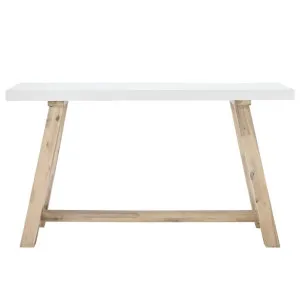 Nova Console Acacia and White Concrete by James Lane, a Console Table for sale on Style Sourcebook