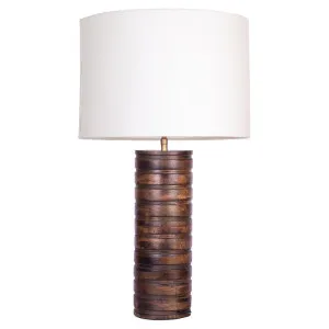 Ringbark Timber Base Table Lamp by Tantra, a Table & Bedside Lamps for sale on Style Sourcebook