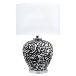 Zebra Ceramic Base Table Lamp by Tantra, a Table & Bedside Lamps for sale on Style Sourcebook