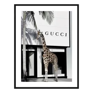 Fashion Safari Framed Print in 61 x 84cm by OzDesignFurniture, a Prints for sale on Style Sourcebook